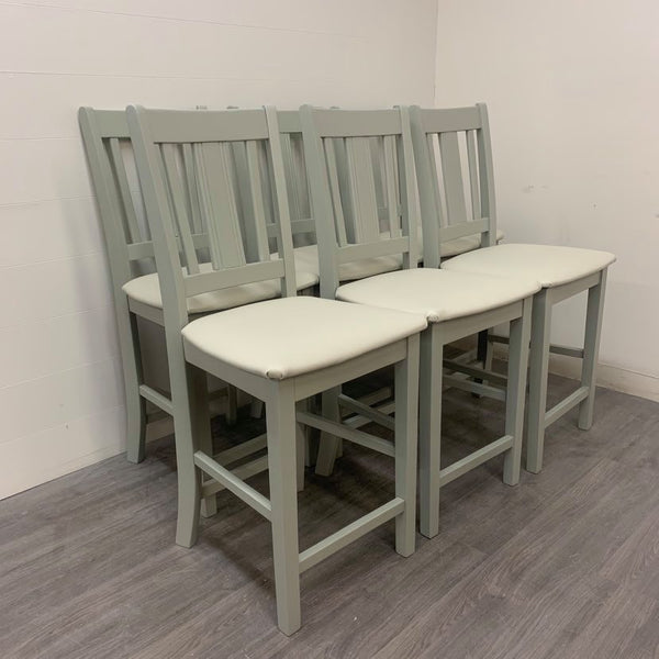 6 Greystokes Grey Bar Stools