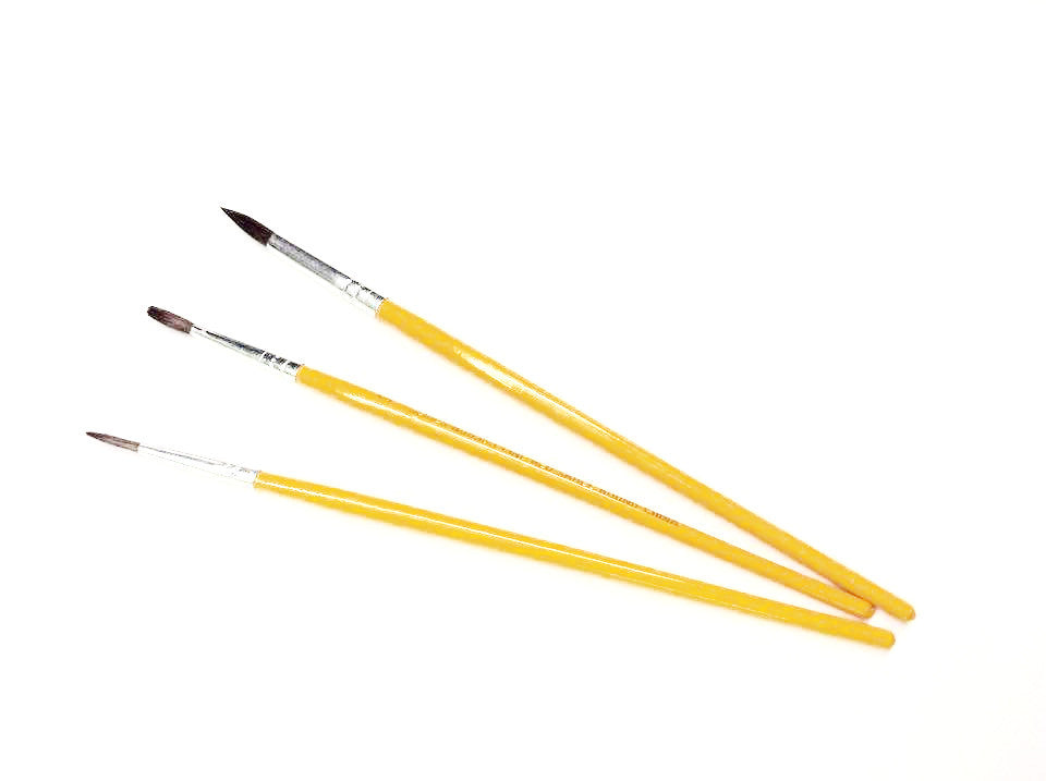 Red Sable Round Artist Brush