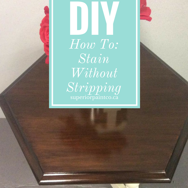 How To: Stain without Stripping using Saman Hybrid Stains