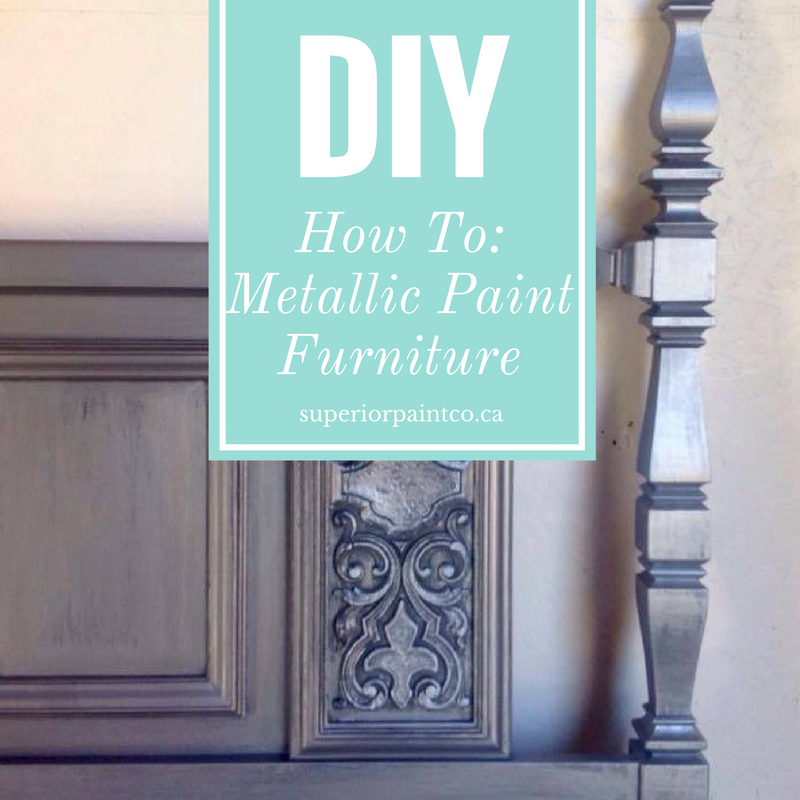 How To: Metallic Paint Furniture