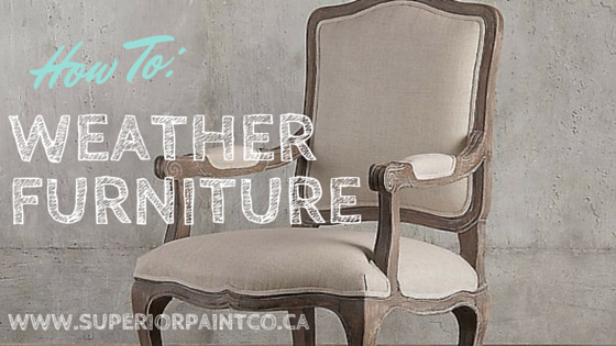 How To: Weather Furniture