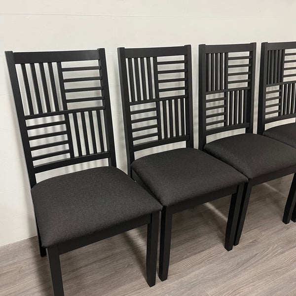 4 Black Mountain Dining Chairs