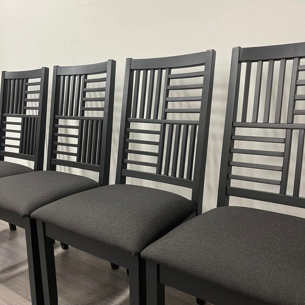 4 Black Mountain Dining Chairs