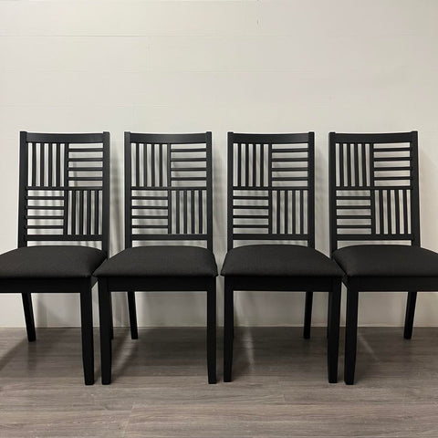 4 Black Mountain Dining Chairs