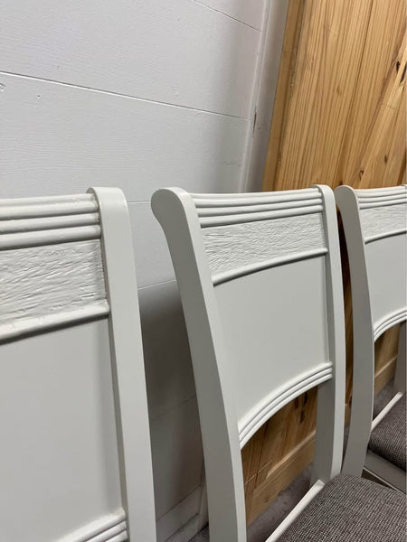 4 Shiplap Upholstered Dining Chairs