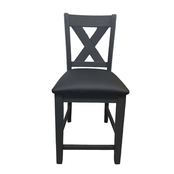 4 Counter Height Upholstered Chairs