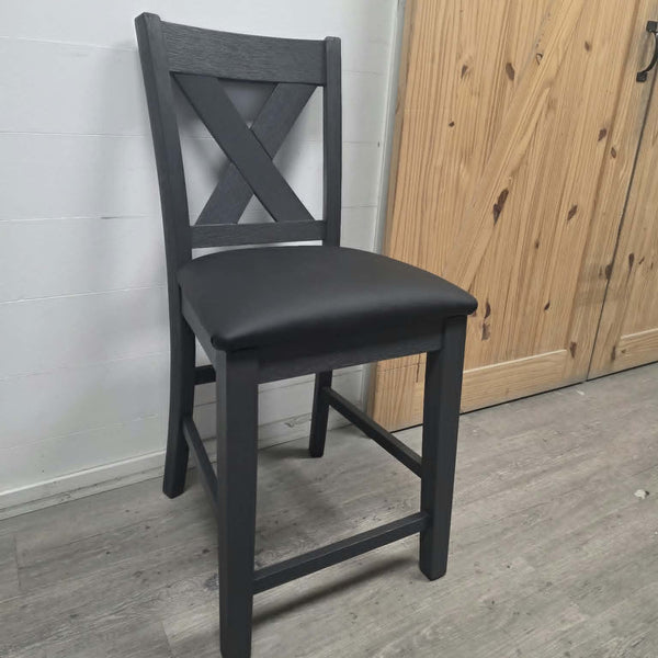 4 Counter Height Upholstered Chairs