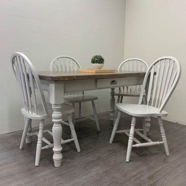 5 Piece Modern Farmhouse Dining Set