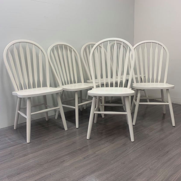 6 Oak Dining Chairs