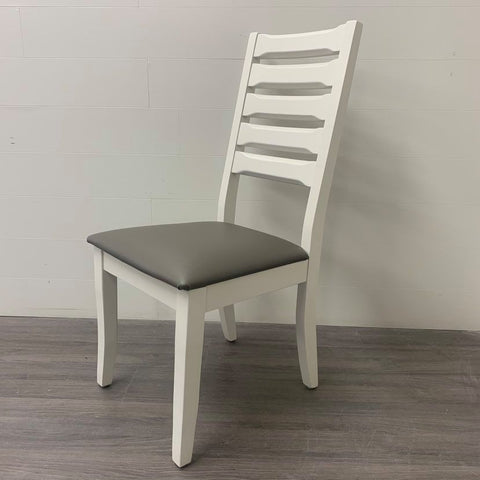 6 Little White Dining Chairs