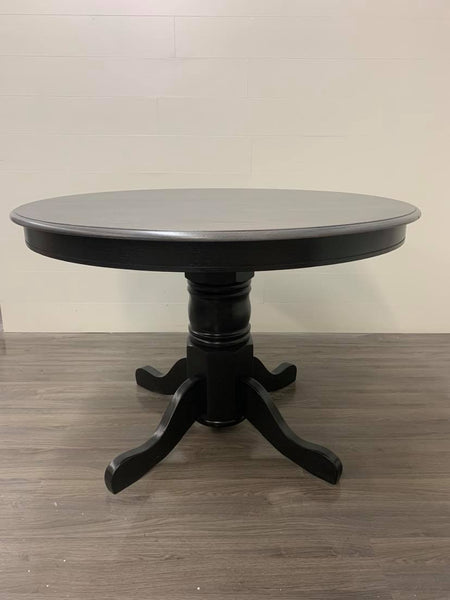 Round Oak Pedestal Dining Table