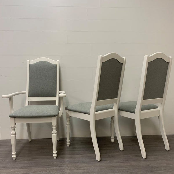 7 Piece Little White Dining Set