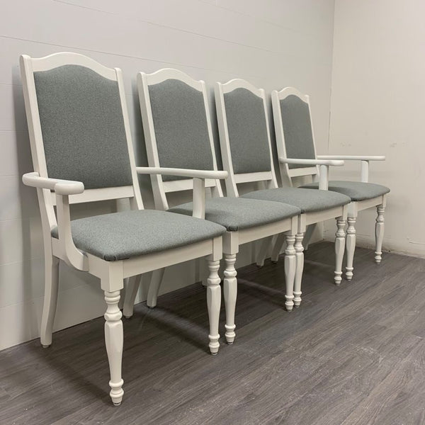 7 Piece Little White Dining Set