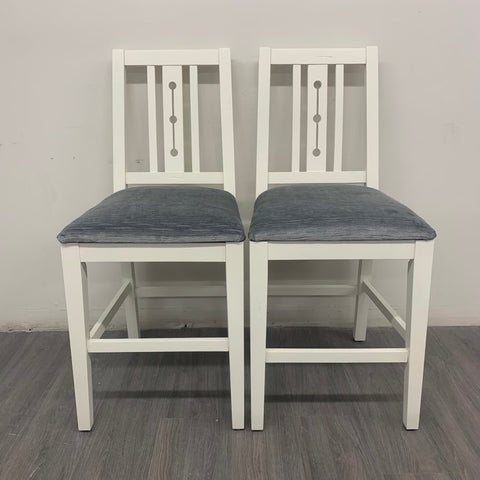 2 Ivory Counter Height Stools