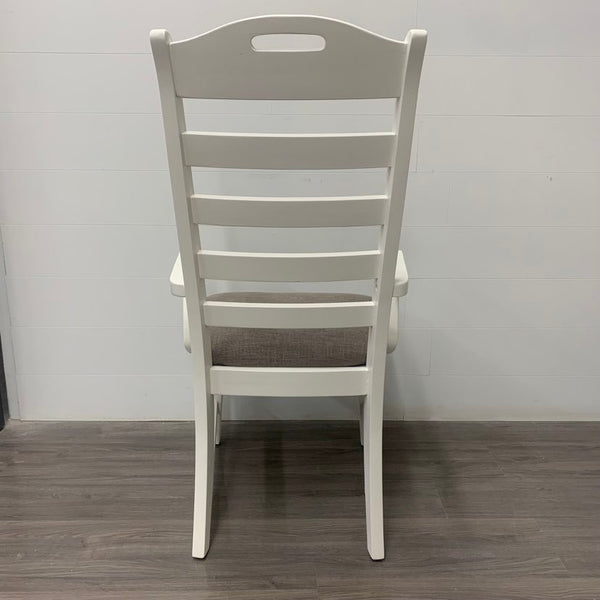 6 Little White Dining Chairs