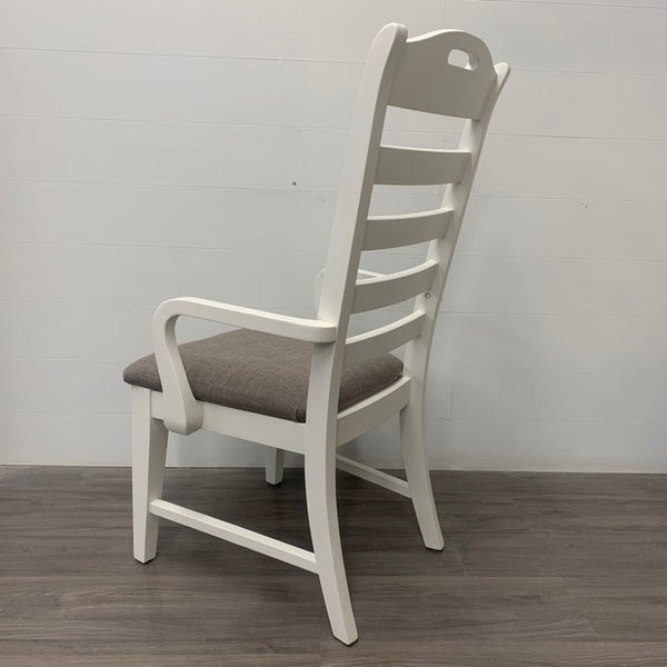 6 Little White Dining Chairs