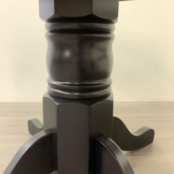 Round Oak Pedestal Dining Table