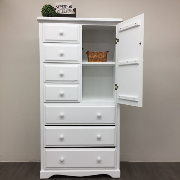 Farmhouse Highboy Storage Cabinet