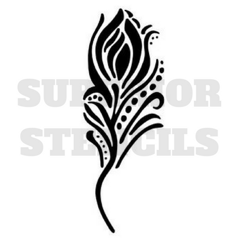 Boho Flower Stencil