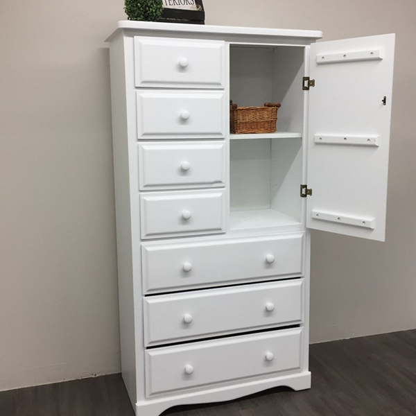 Farmhouse Highboy Storage Cabinet