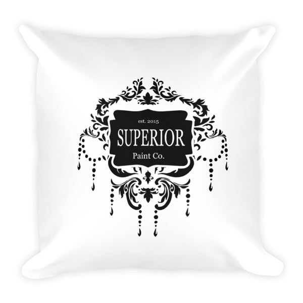 Superior Paint Co. Logo Square Pillow