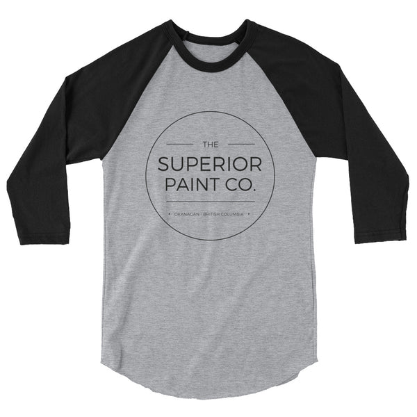 Superior Paint Co. 3/4 sleeve raglan shirt